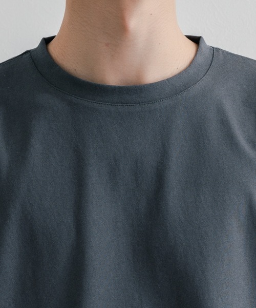 epnok(エプノック)の「ワイドスリーブロンT(Tシャツ/カットソー・メンズ・グレイッシュブルー/グレイッシュベージュ/オフホワイト・SMALL/MEDIUM/LARGE)」の13枚目の写真