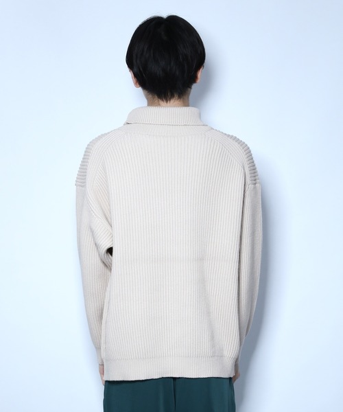 HARE(ハレ)の「BIGアゼタートルニットプルオーバー(HARE)(ニット/セーター・メンズ・ブラック/グレー/イエロー/グリーン・SMALL/MEDIUM)」の17枚目の写真