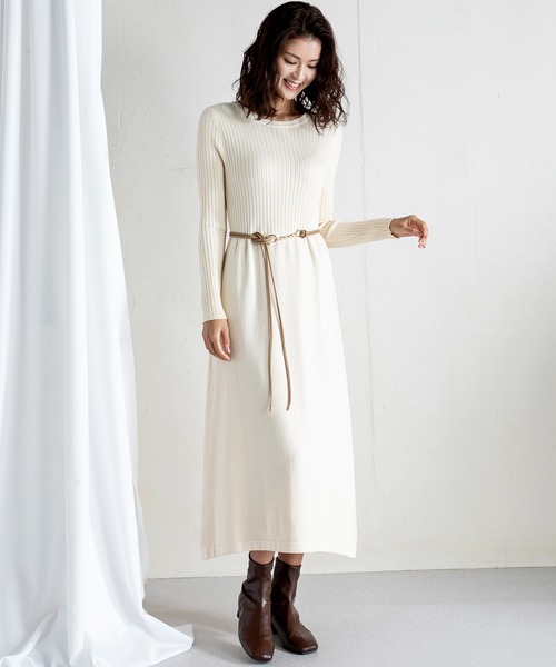 MILLION CARATS(ミリオンカラッツ)の「ツイストバックルコードベルト(ベルト・レディース・ブラック/ベージュ・FREE)」の5枚目の写真