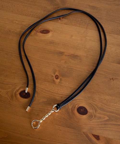 MILLION CARATS(ミリオンカラッツ)の「ツイストバックルコードベルト(ベルト・レディース・ブラック/ベージュ・FREE)」の6枚目の写真