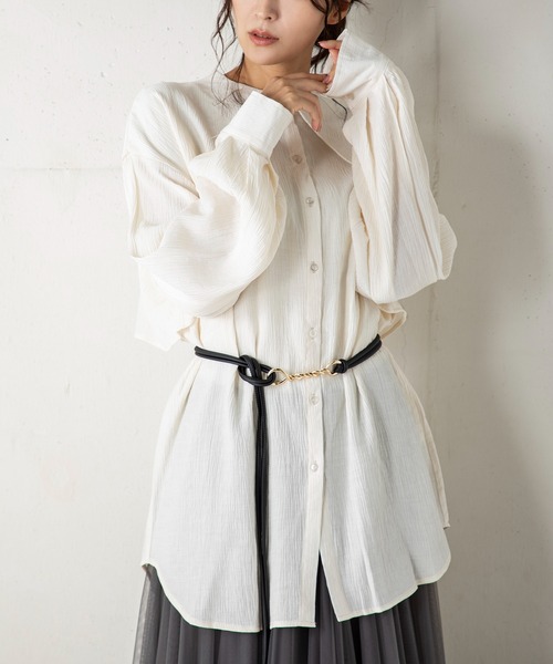 MILLION CARATS(ミリオンカラッツ)の「ツイストバックルコードベルト(ベルト・レディース・ブラック/ベージュ・FREE)」の8枚目の写真