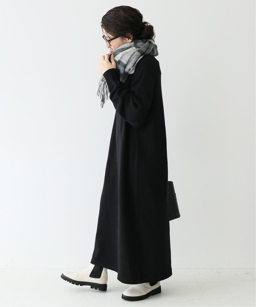 SLOBE IENA（スローブイエナ）の「ラムウールO/T ワンピース◆（ワンピース・レディース・ブラック/ブラウン/ナチュラル/グリーン・FREE）」の18枚目の写真