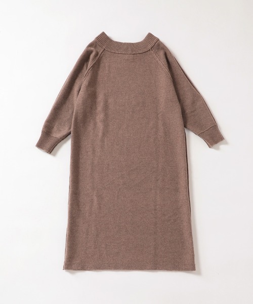 SLOBE IENA（スローブイエナ）の「ラムウールO/T ワンピース◆（ワンピース・レディース・ブラック/ブラウン/ナチュラル/グリーン・FREE）」の15枚目の写真