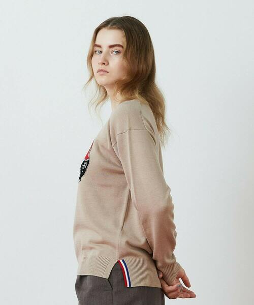 FRAPBOIS（フラボア）の「マトリョーナ ニット（ニット/セーター・レディース・ライトベージュ/ネイビー・1/2）」の14枚目の写真