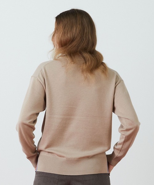 FRAPBOIS（フラボア）の「マトリョーナ ニット（ニット/セーター・レディース・ライトベージュ/ネイビー・1/2）」の3枚目の写真