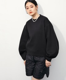 バックジップダンボールプルオーバー