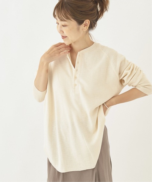 Plage - 2021AW Organic コットンサーマルトップス plage（プラージュ）の「Organic コットンサーマルトップス◇（T