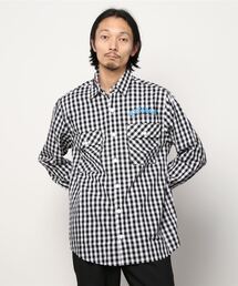 Kare/ME | Kare/ME（カーミー）別注プリントチェックシャツ(シャツ/ブラウス)