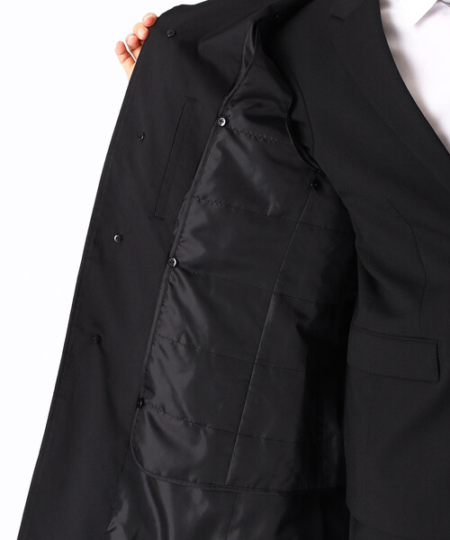 COMME CA ISM（コムサイズム）の「ライナー付き 撥水コート（トレンチコート・メンズ・ブラック・SMALL/MEDIUM/LARGE/X-LARGE）」の13枚目の写真