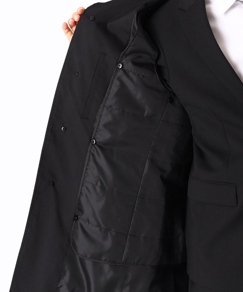 COMME CA ISM（コムサイズム）の「ライナー付き 撥水コート（トレンチコート・メンズ・ブラック・SMALL/MEDIUM/LARGE/X-LARGE）」の10枚目の写真