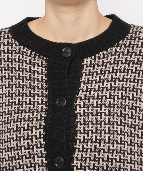 LOWRYS FARM（ローリーズファーム）の「２ＷＡＹガラボタンプルオーバーカーディガン　256008（ニット/セーター・レディース・オレンジ/アイボリー/ブラック系その他/ブラック/グレー・FREE）」の17枚目の写真