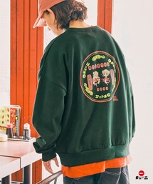 【天下一品×MONO-MART×クリエイター】50周年限定コラボ ビッグシルエット裏起毛プルオーバースウェット