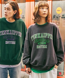 【天下一品×MONO-MART×クリエイター】50周年限定コラボ ビッグシルエット裏起毛プルオーバースウェット