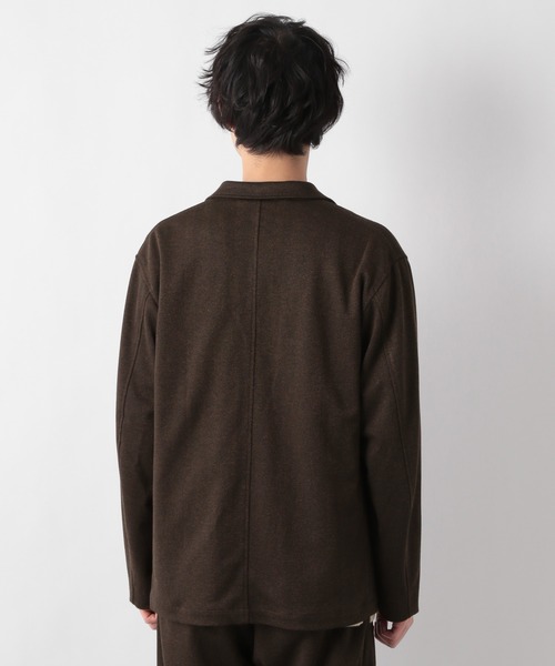 GLOBAL WORK（グローバルワーク）の「テックツイード　ジャケット/235302（テーラードジャケット・メンズ・ブラック/ダークブラウン・SMALL/MEDIUM/LARGE）」の8枚目の写真