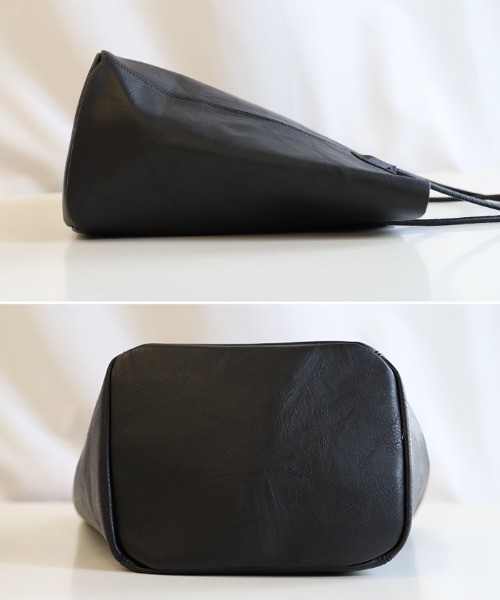 select MOCA（セレクトモカ）の「フェイクレザートートバッグ（トートバッグ・レディース・ブラック/ブラウン/アイボリー/キャメル・FREE）」の19枚目の写真