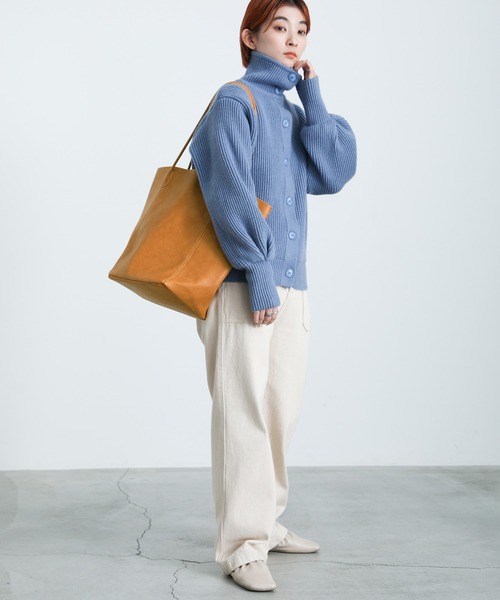 select MOCA（セレクトモカ）の「フェイクレザートートバッグ（トートバッグ・レディース・ブラック/ブラウン/アイボリー/キャメル・FREE）」の6枚目の写真