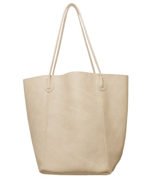 select MOCA（セレクトモカ）の「フェイクレザートートバッグ（トートバッグ・レディース・ブラック/ブラウン/アイボリー/キャメル・FREE）」の16枚目の写真