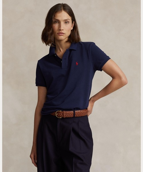 ポロバイラルフローレン クラシック フィット メッシュ グラフィック ポロシャツ RALPH LAUREN｜クラシック フィット メッシュ ポロシャツ