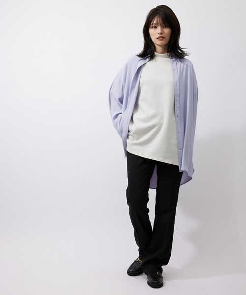 re_k by JUNRED（レクバイジュンレッド）の「【 re_k by JUNRed 】ドレープBIGレギュラーカラーシャツ（シャツ/ブラウス・メンズ・ミント/ホワイト/ホワイト系その他/ライトグレー・L/M/S）」の22枚目の写真