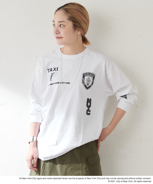 SHENERY(シーナリー)の「NewYorkCity ロングスリーブTEE01(Tシャツ/カットソー・レディース・ホワイト・FREE)」の3枚目の写真