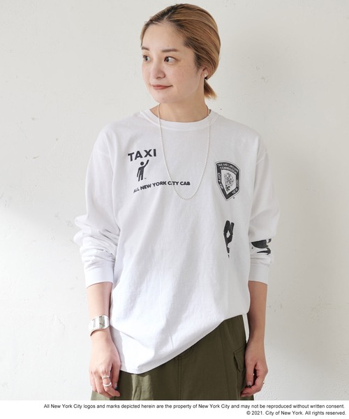 SHENERY(シーナリー)の「NewYorkCity ロングスリーブTEE01(Tシャツ/カットソー・レディース・ホワイト・FREE)」の4枚目の写真