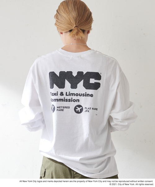 SHENERY(シーナリー)の「NewYorkCity ロングスリーブTEE01(Tシャツ/カットソー・レディース・ホワイト・FREE)」の7枚目の写真