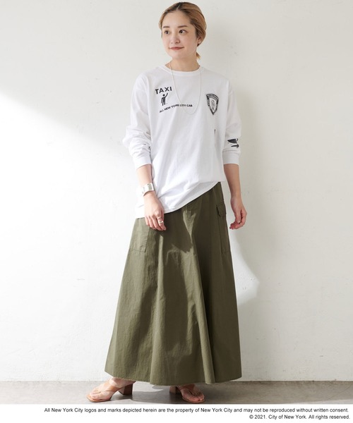 SHENERY(シーナリー)の「NewYorkCity ロングスリーブTEE01(Tシャツ/カットソー・レディース・ホワイト・FREE)」の11枚目の写真