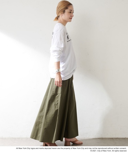 SHENERY(シーナリー)の「NewYorkCity ロングスリーブTEE01(Tシャツ/カットソー・レディース・ホワイト・FREE)」の12枚目の写真