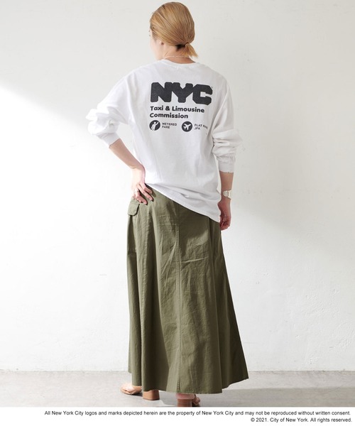 SHENERY(シーナリー)の「NewYorkCity ロングスリーブTEE01(Tシャツ/カットソー・レディース・ホワイト・FREE)」の14枚目の写真