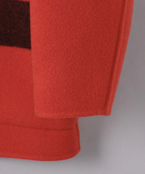 HYKE（ハイク）の「＜HYKE（ハイク）＞D/FACE PATTERN コート ■■■★（その他アウター・レディース・レッド・1）」の4枚目の写真