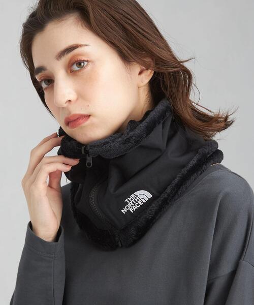 THE NORTH FACE(ザノースフェイス)の「<THE NORTH FACE>リバーシブル ネックゲイター ジップ ネックウォーマー(ネックウォーマー/スヌード・レディース・ブラック/ベージュ・FREE)」の1枚目の写真