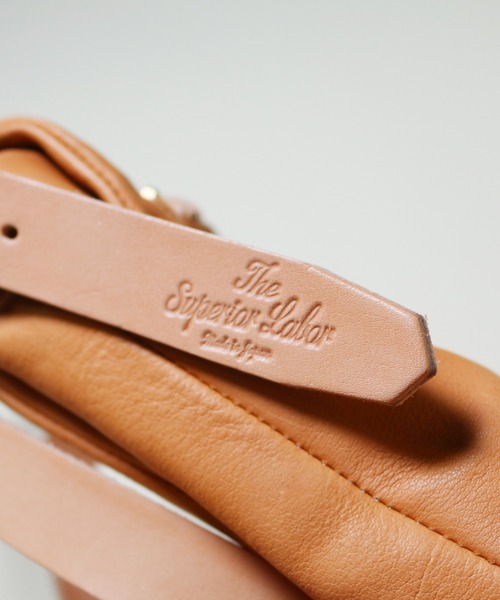 THE SUPERIOR LABOR(シュペリオールレイバー)の「soft look leather bag(ショルダーバッグ・メンズ・ブラック/ブラウン/ナチュラル・FREE)」の4枚目の写真