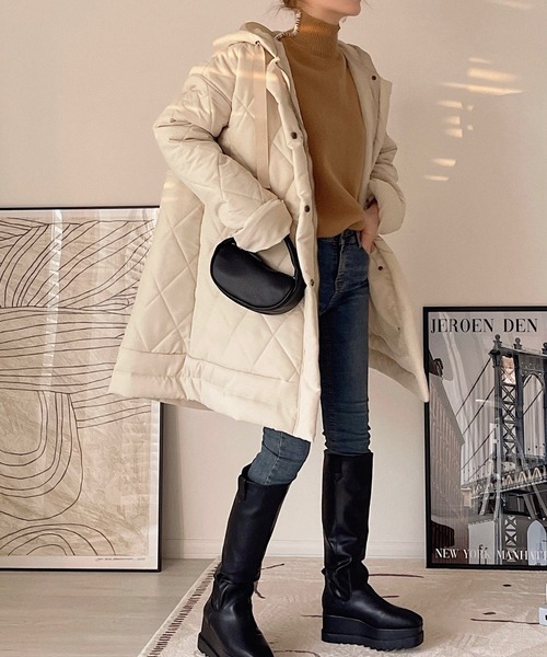 etade（エタード）の「【etade】2way crescent mini bag etda22s001（ショルダーバッグ・レディース・ホワイト/ブラック/グリーン/モカ・FREE）」の10枚目の写真