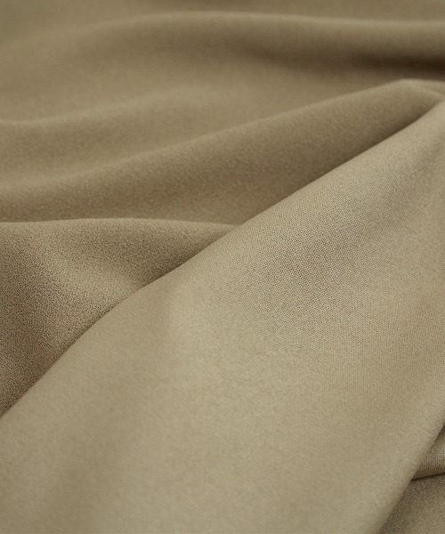 improves（インプローブス）の「カットジョーゼット ワンタック トラウザーズパンツ セットアップ対応（スラックス・メンズ・ブラック/ネイビー/オリーブ/ブラウン/カーキ/杢グレー/ライトブラウン/ベージュ/チャコールグレー・MEDIUM/LARGE）」の16枚目の写真