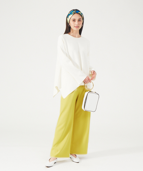 qualite（カリテ）の「2WAYツイルストレッチパンツ（その他パンツ・レディース・ブラック/イエロー・38/36）」の21枚目の写真