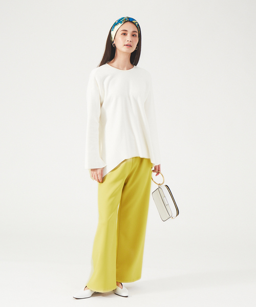 qualite（カリテ）の「2WAYツイルストレッチパンツ（その他パンツ・レディース・ブラック/イエロー・38/36）」の22枚目の写真