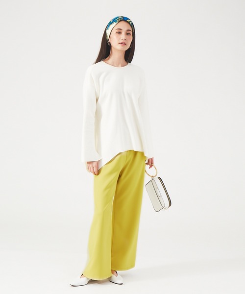 qualite（カリテ）の「2WAYツイルストレッチパンツ（その他パンツ・レディース・ブラック/イエロー・38/36）」の10枚目の写真