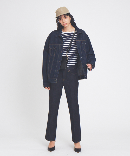 RED CARD TOKYO（レッドカード）の「【RED CARD TOKYO/レッドカードトーキョー】Marmalade　Midrise（デニムパンツ・レディース・ネイビー・24/21/23/25/22）」の2枚目の写真