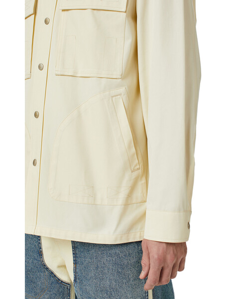 DIESEL（ディーゼル）の「メンズ シャツ オーバーシャツ サステナブル（シャツ/ブラウス・メンズ・ホワイト系その他/ブラック/ライトブラウン/ブラウン系その他・XX-LARGE/LARGE/SMALL/MEDIUM/X-LARGE/X-SMALL）」の9枚目の写真