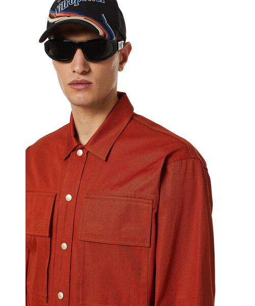 DIESEL（ディーゼル）の「メンズ シャツ オーバーシャツ サステナブル（シャツ/ブラウス・メンズ・ホワイト系その他/ブラック/ライトブラウン/ブラウン系その他・XX-LARGE/LARGE/SMALL/MEDIUM/X-LARGE/X-SMALL）」の15枚目の写真