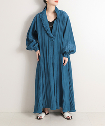 FRILL COLLAR DRESS:ワンピース