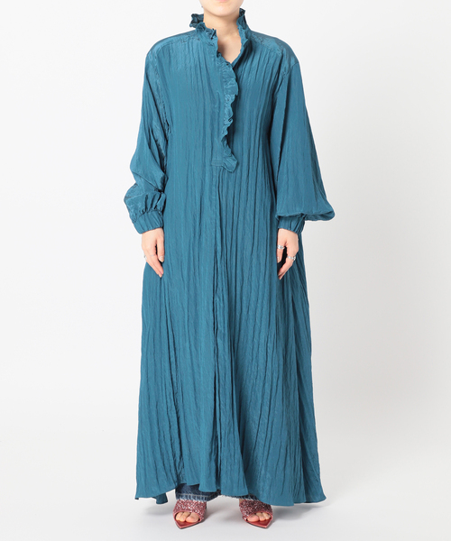 CITYSHOP（シティーショップ）の「FRILL COLLAR DRESS：ワンピース（ワンピース・レディース・ブラック/ブルー・36/38）」の22枚目の写真
