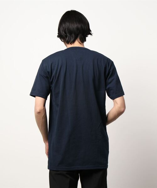 Upcycle(アップサイクル)の「《UP CYCLE》 VINTAGE WASH S/S TEE(Tシャツ/カットソー・メンズ・ブラック/ネイビー・MEDIUM/X-LARGE/LARGE)」の4枚目の写真