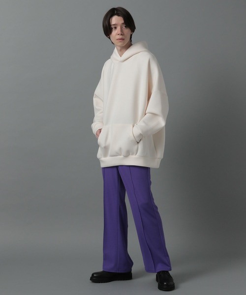 HARE（ハレ）の「モダールドルマンパーカー(HARE)（パーカー・メンズ・ブラック/オフホワイト/ライトインディゴブルー・SMALL/MEDIUM）」の7枚目の写真