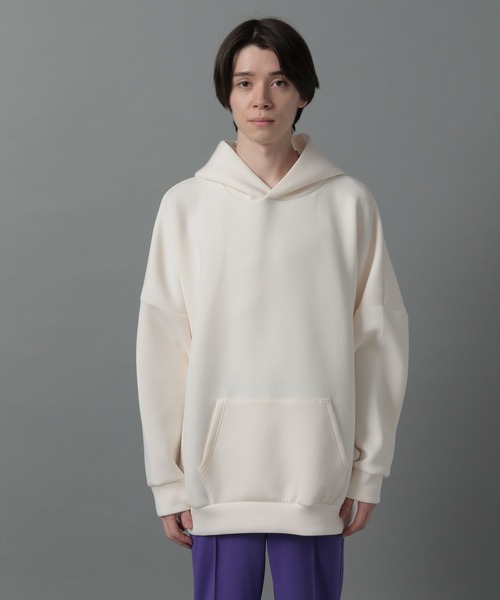 HARE（ハレ）の「モダールドルマンパーカー(HARE)（パーカー・メンズ・ブラック/オフホワイト/ライトインディゴブルー・SMALL/MEDIUM）」の9枚目の写真