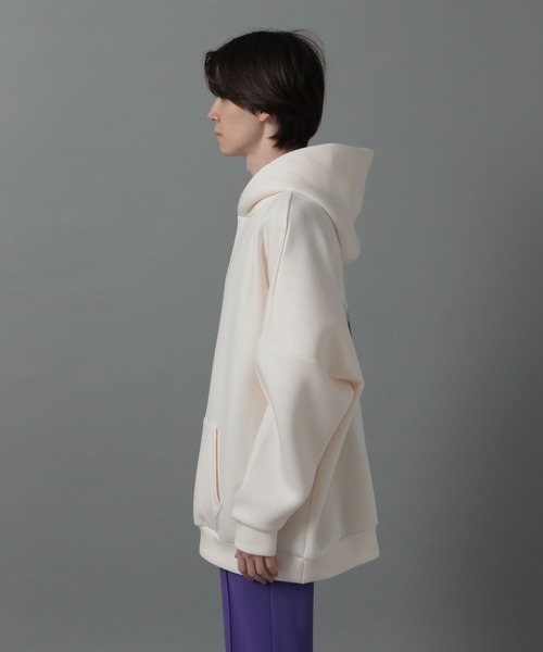 HARE（ハレ）の「モダールドルマンパーカー(HARE)（パーカー・メンズ・ブラック/オフホワイト/ライトインディゴブルー・SMALL/MEDIUM）」の11枚目の写真