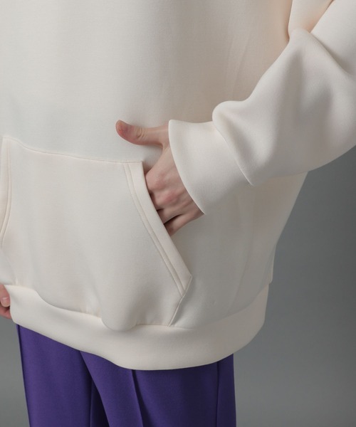 HARE（ハレ）の「モダールドルマンパーカー(HARE)（パーカー・メンズ・ブラック/オフホワイト/ライトインディゴブルー・SMALL/MEDIUM）」の18枚目の写真