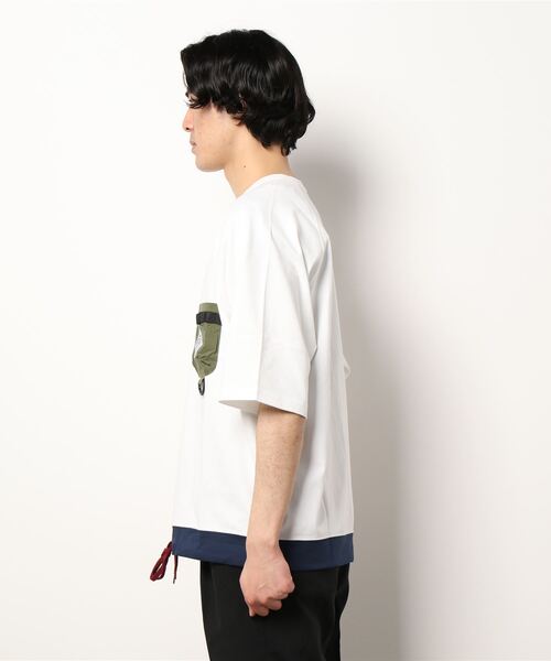 KRIFF MAYER（クリフメイヤー）の「クールタフキャンパーポケT（Tシャツ/カットソー・メンズ・チャコール/オレンジ/ブルー/オフホワイト/カーキ・SMALL/X-LARGE/MEDIUM/LARGE）」の6枚目の写真