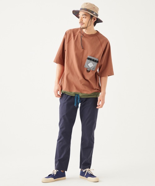 KRIFF MAYER（クリフメイヤー）の「クールタフキャンパーポケT（Tシャツ/カットソー・メンズ・チャコール/オレンジ/ブルー/オフホワイト/カーキ・SMALL/X-LARGE/MEDIUM/LARGE）」の15枚目の写真