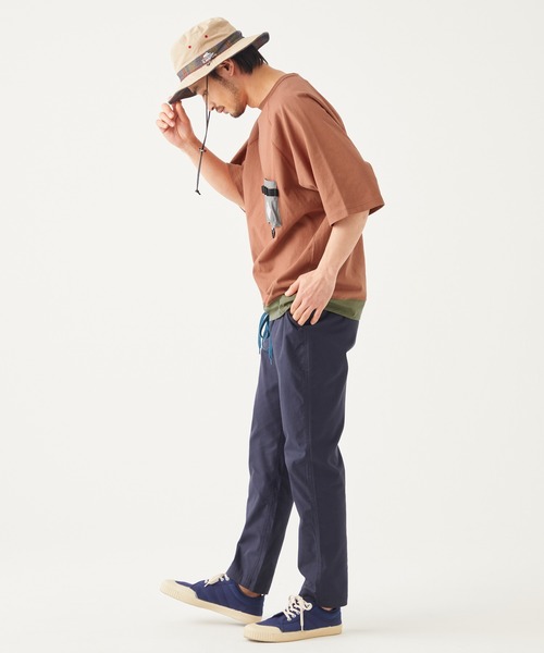 KRIFF MAYER（クリフメイヤー）の「クールタフキャンパーポケT（Tシャツ/カットソー・メンズ・チャコール/オレンジ/ブルー/オフホワイト/カーキ・SMALL/X-LARGE/MEDIUM/LARGE）」の16枚目の写真